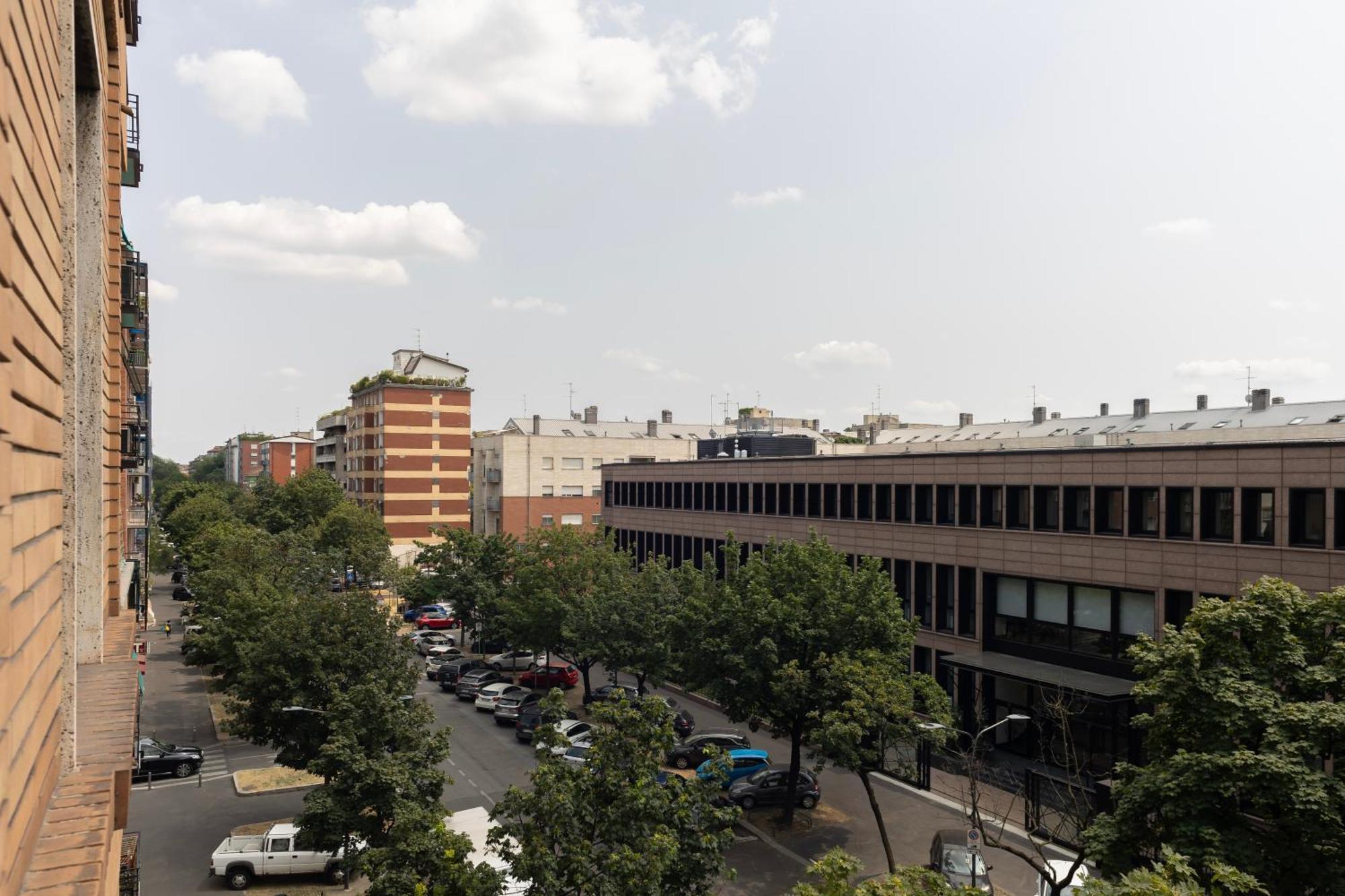 Apartamento Elegante Bilocale In De Angeli - Piazzale Siena Milán Exterior foto